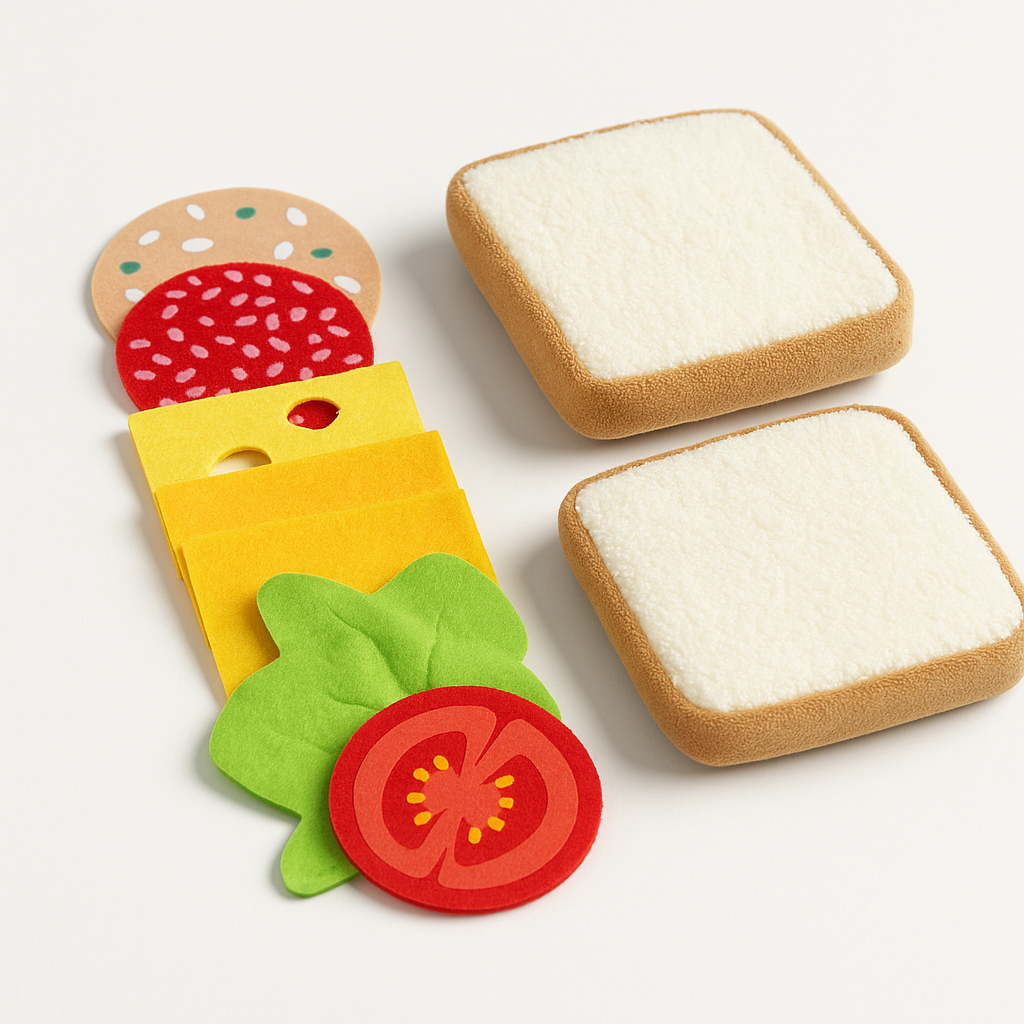 Sándwich de juguete educativo