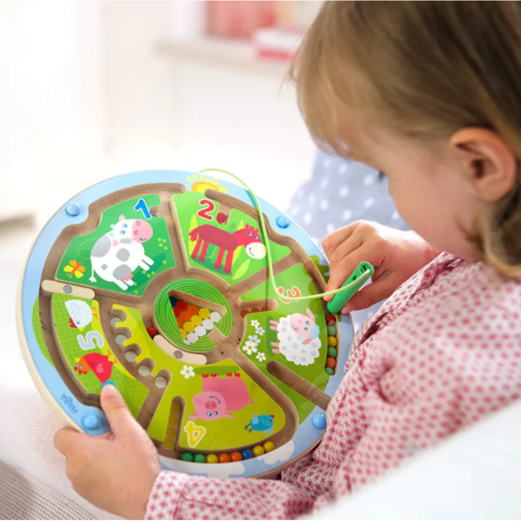 Laberinto magnético números