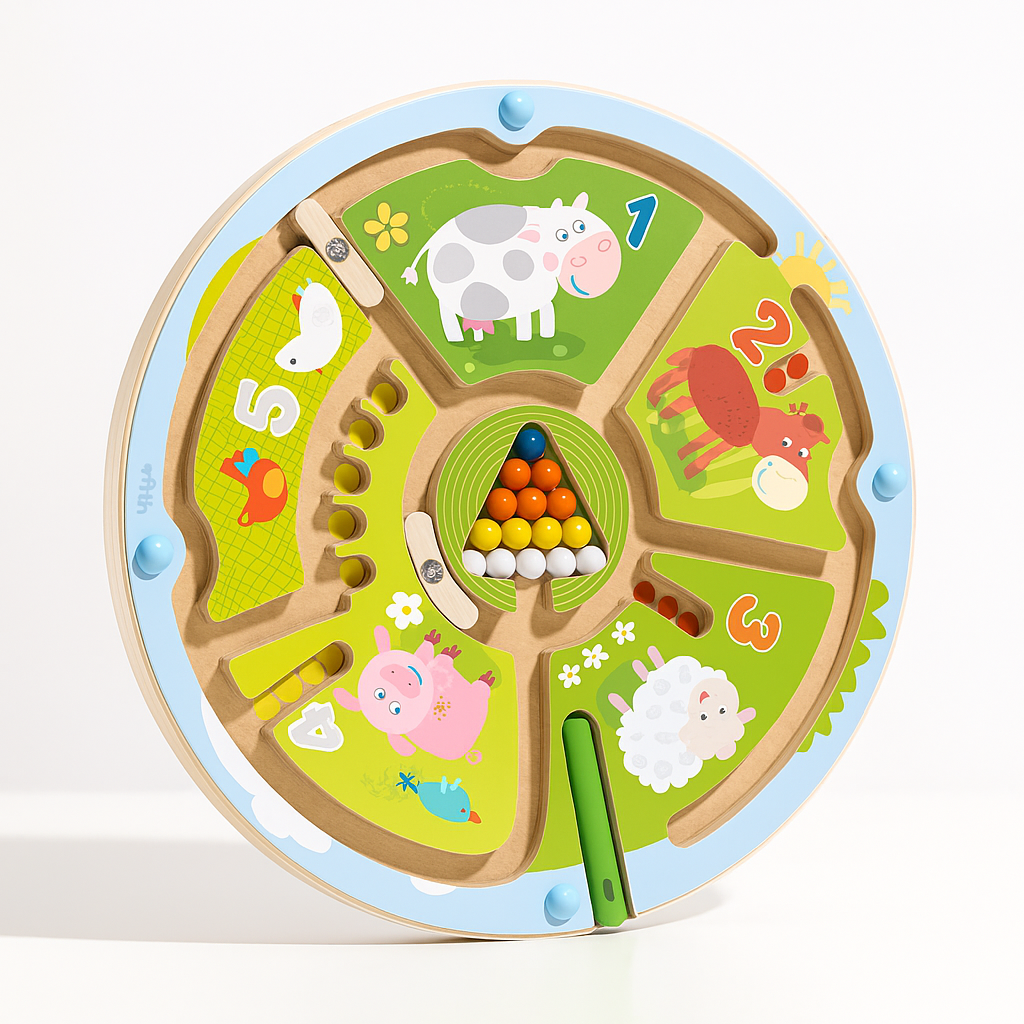 Laberinto magnético números