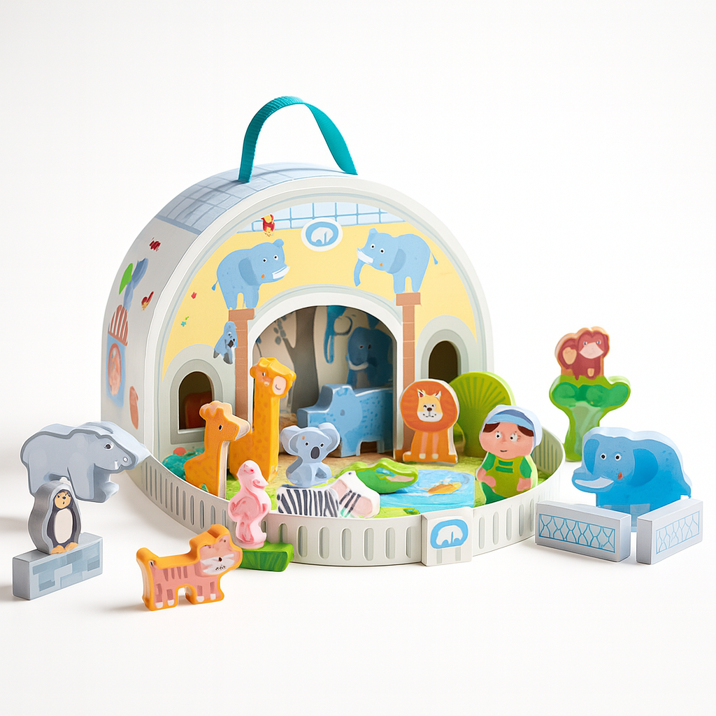 Zoológico educativo portátil