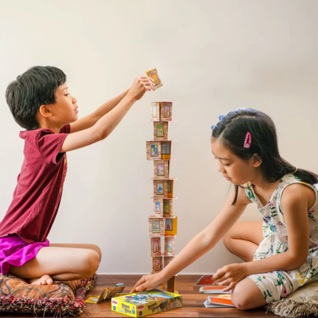 Juego de equilibrio y destreza Rhino Hero