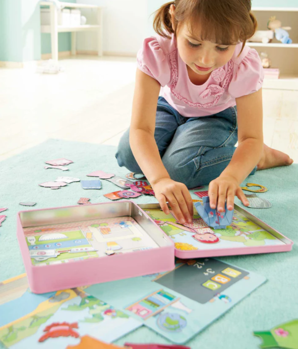 Juego magnético para vestir a Lilly