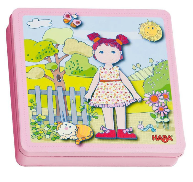 Juego magnético para vestir a Lilly