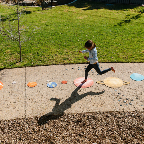 Alfombra sensorial del sistema solar