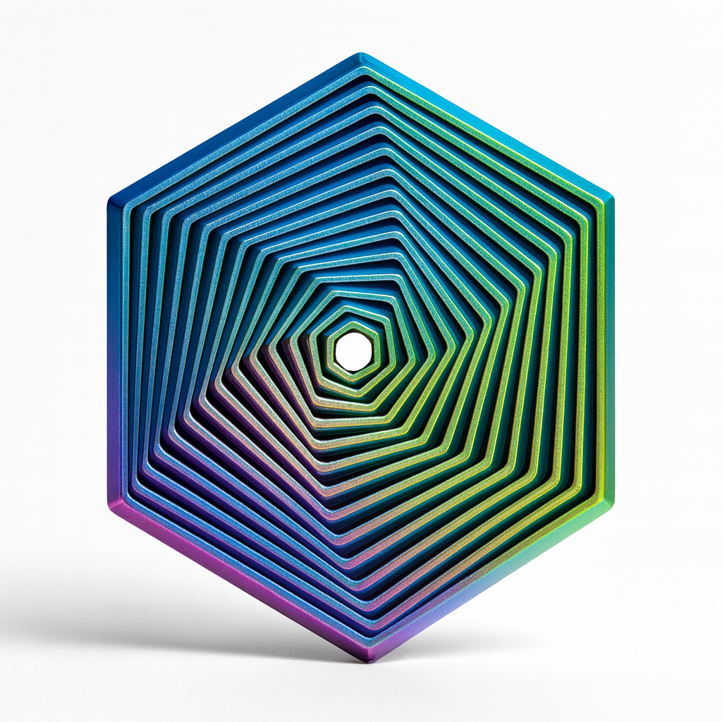 Fidget antiestrés fractal 3D