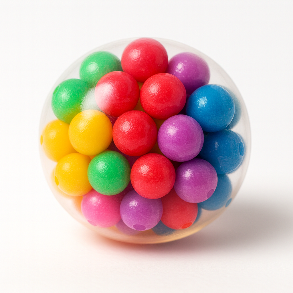 Bola antiestrés de colores