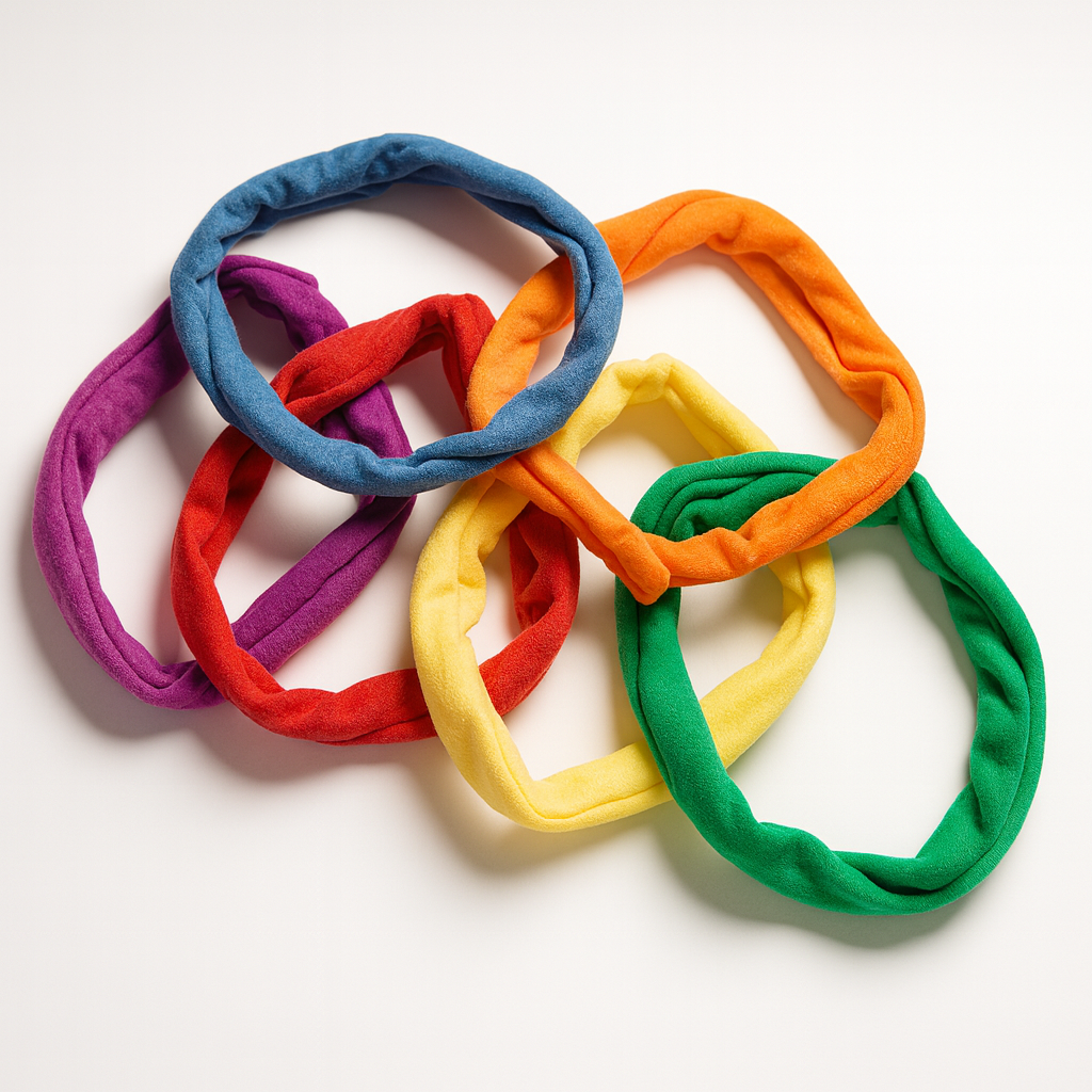 Mordedor collar sensorial de tela