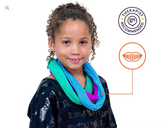 Mordedor collar sensorial de tela