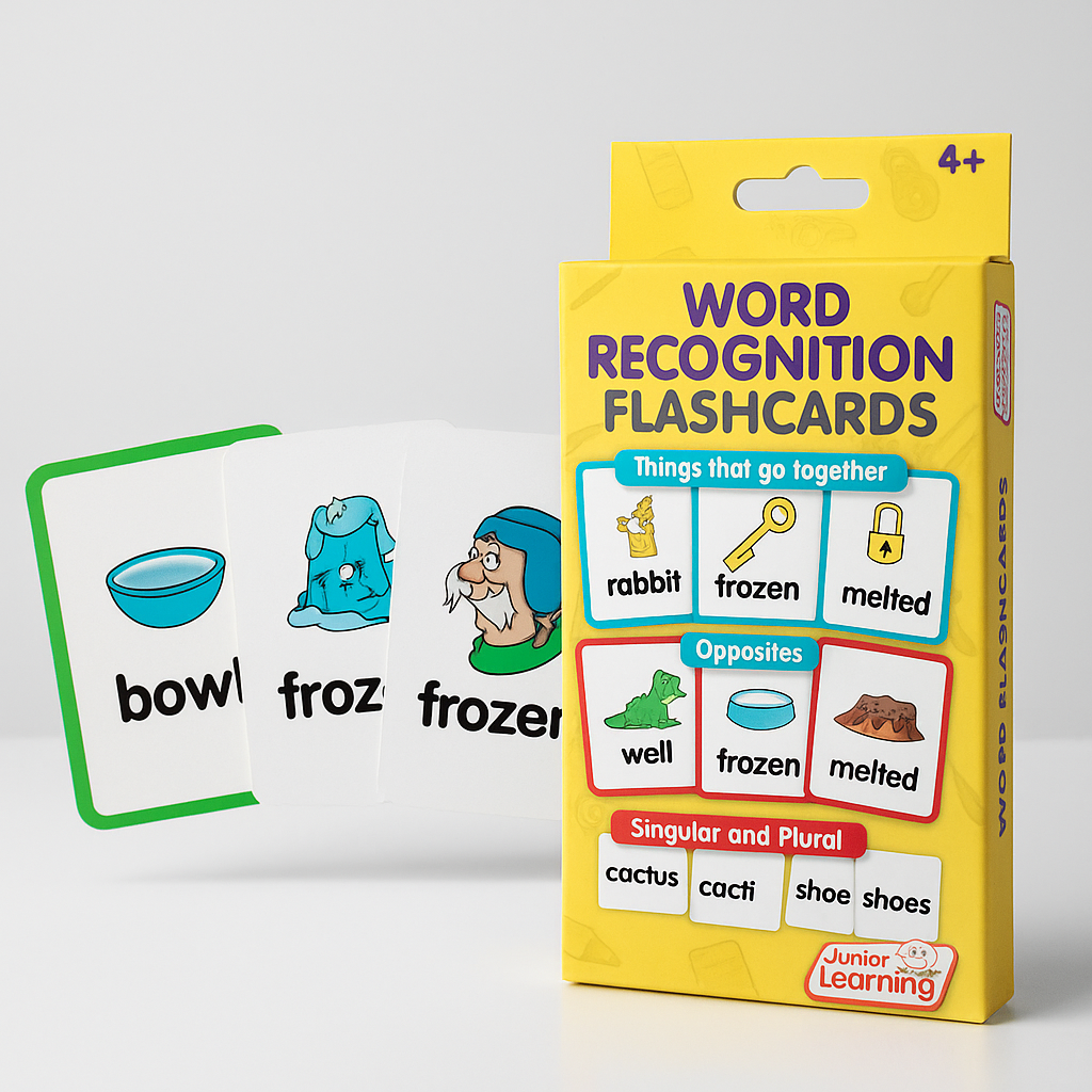 Tarjetas de vocabulario en inglés