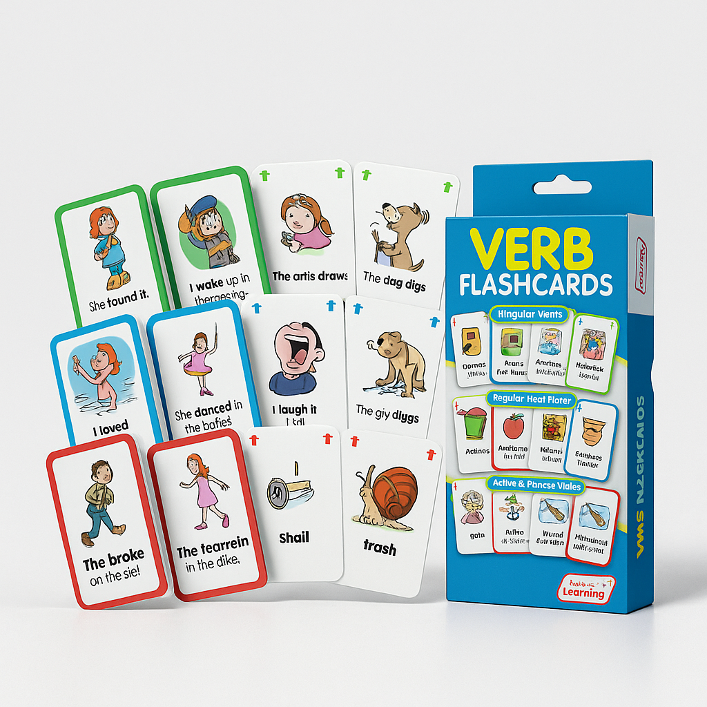 Tarjetas de verbos en inglés