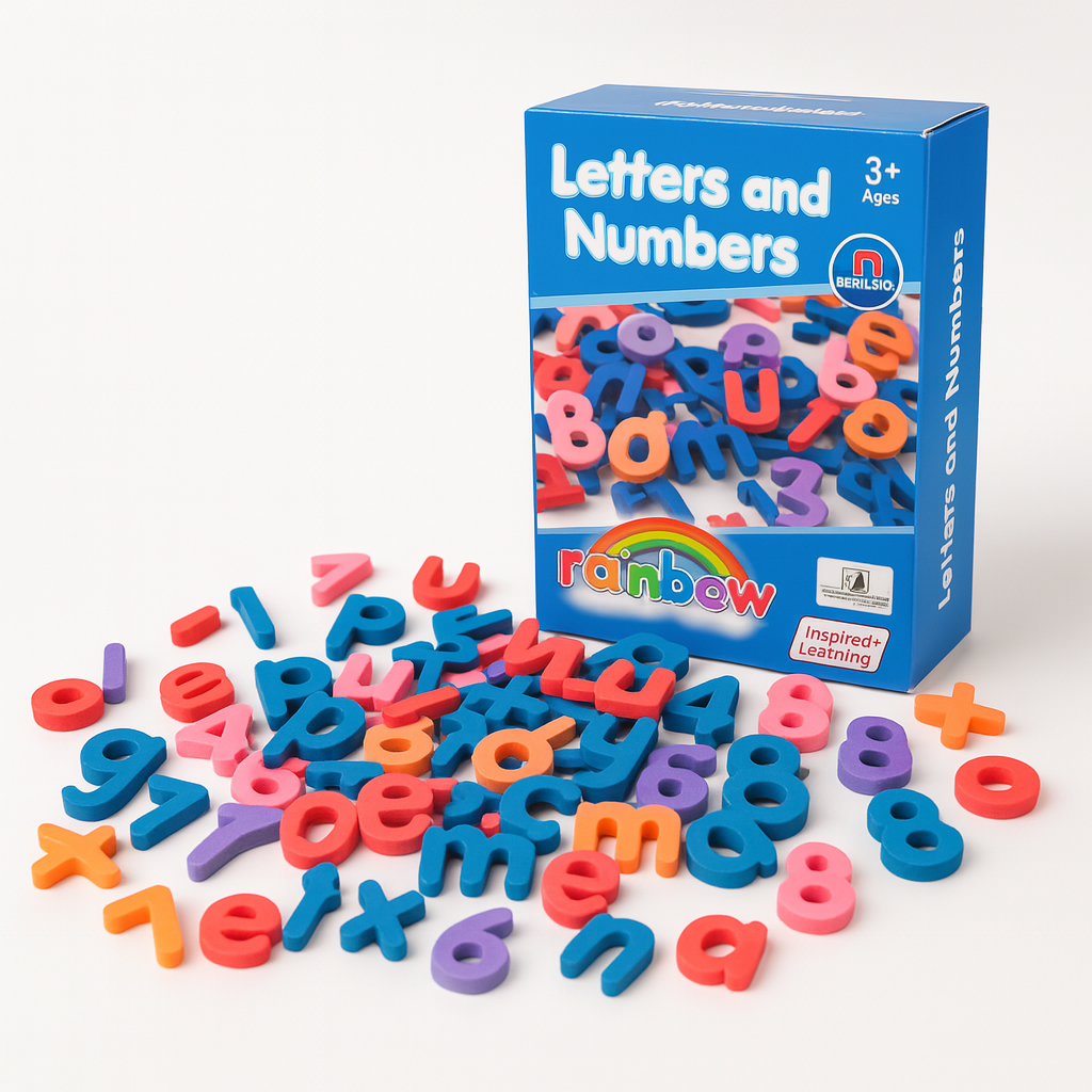 Letras y números magnéticos