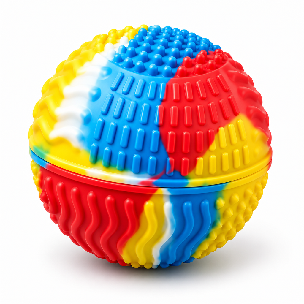 Pelota sensorial multitexturizada