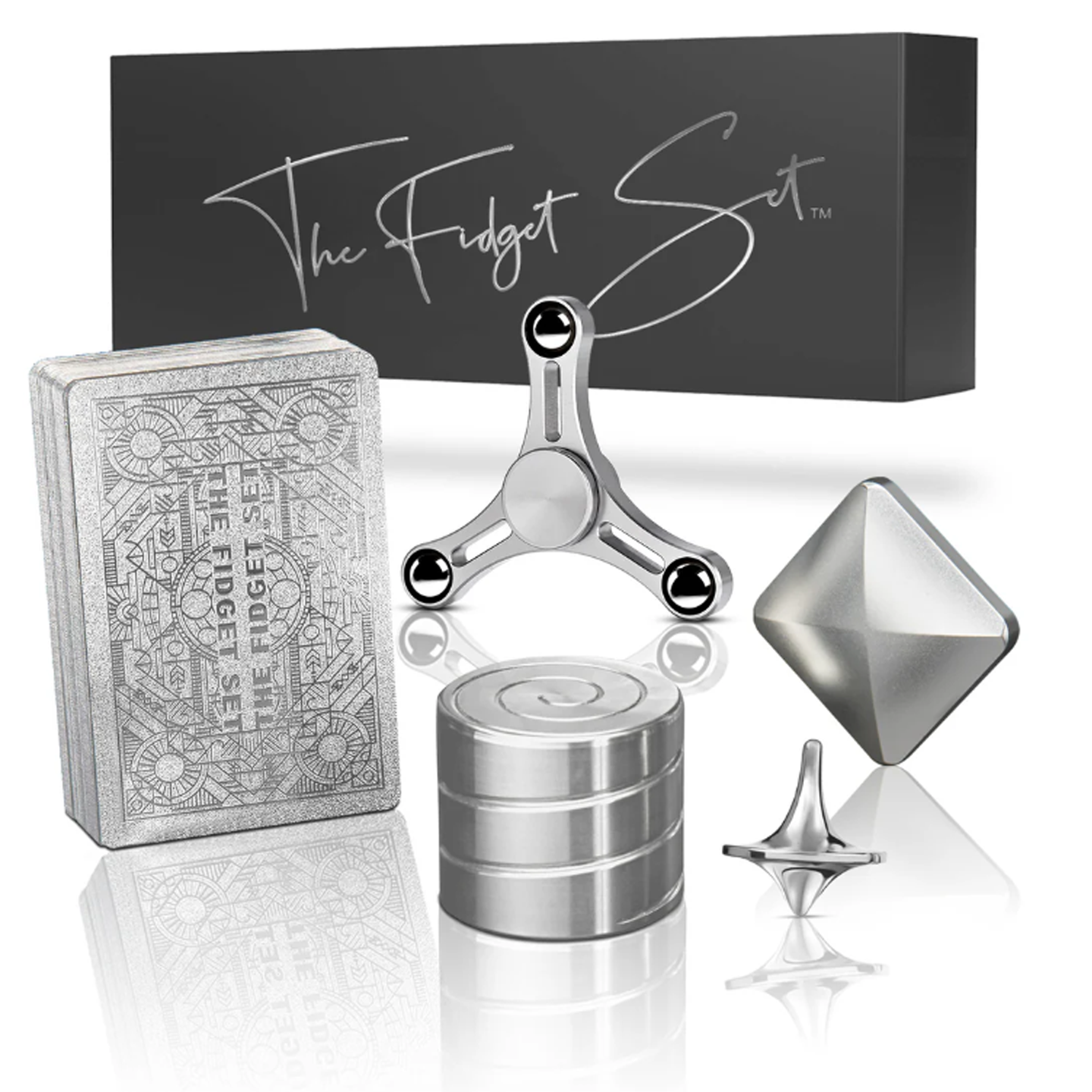 Set clásico de fidgets para escritorio